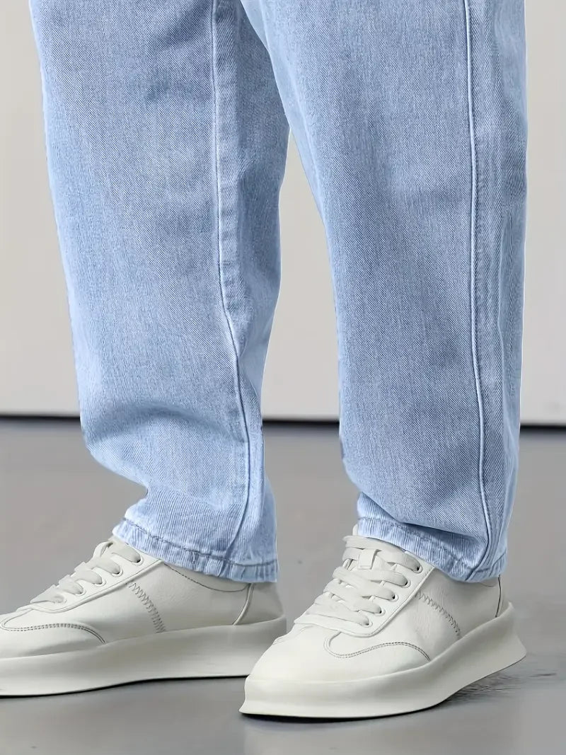 Blue Straight Jeans